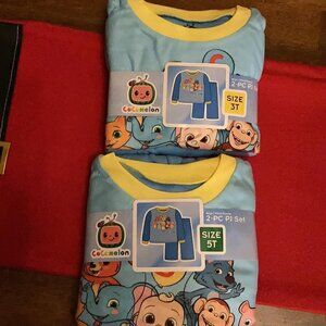 NEW Cocomelon Toddler Unisex Pajama Set, 2-Piece